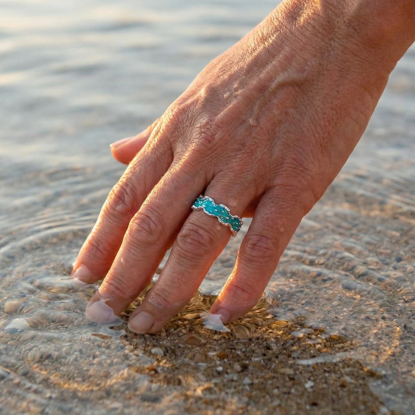Livia Seafoam Ring