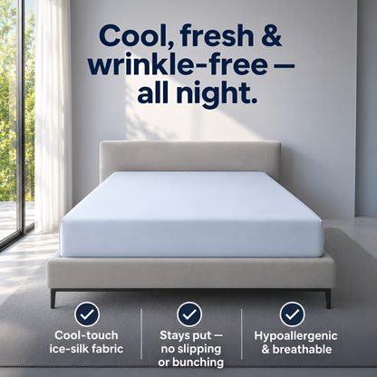 Frostline Cooling Sheet – Cool, Soft & Perfect for Hot Nights