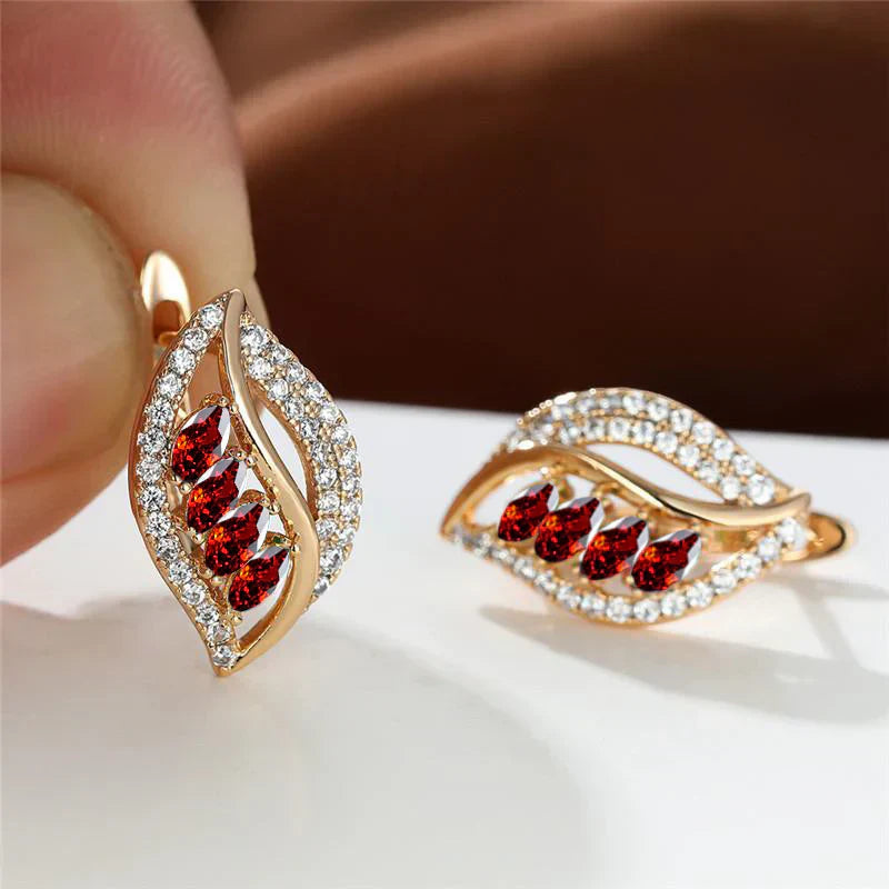 Isabela Luxe™ - Noble Ruby Collection Earrings