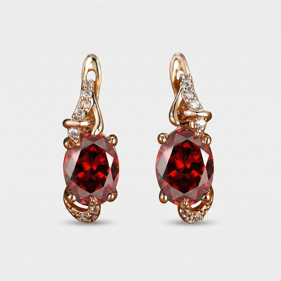 Karla™ - Noble Ruby Collection Earrings