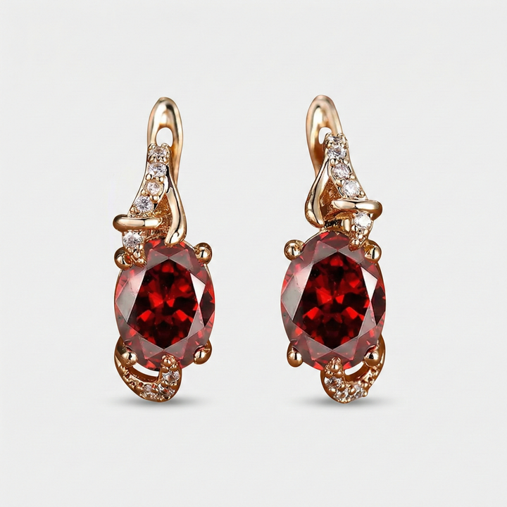 Karla™ - Noble Ruby Collection Earrings