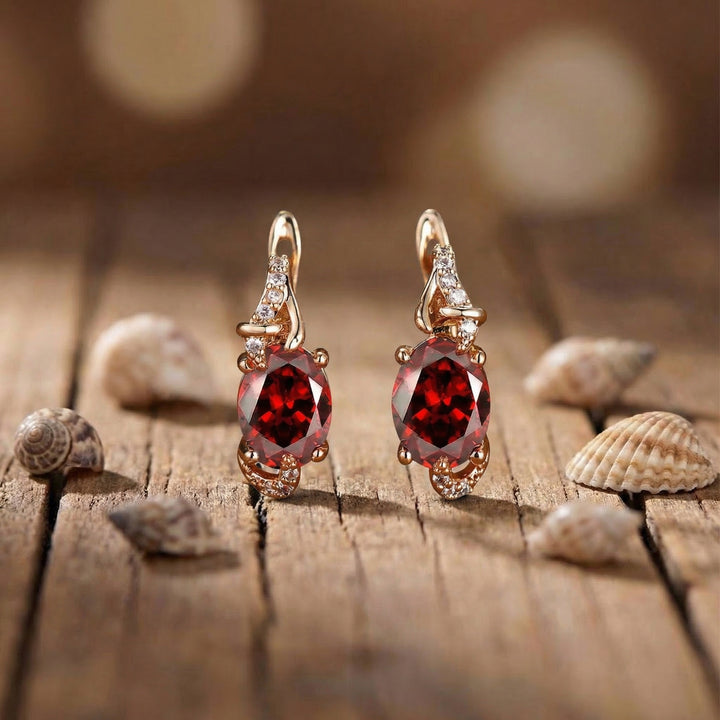 Karla™ - Noble Ruby Collection Earrings