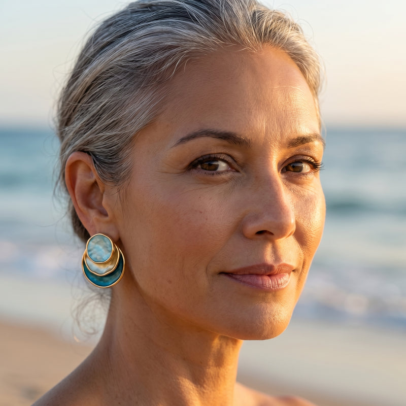 Velora Shallowtide Studs