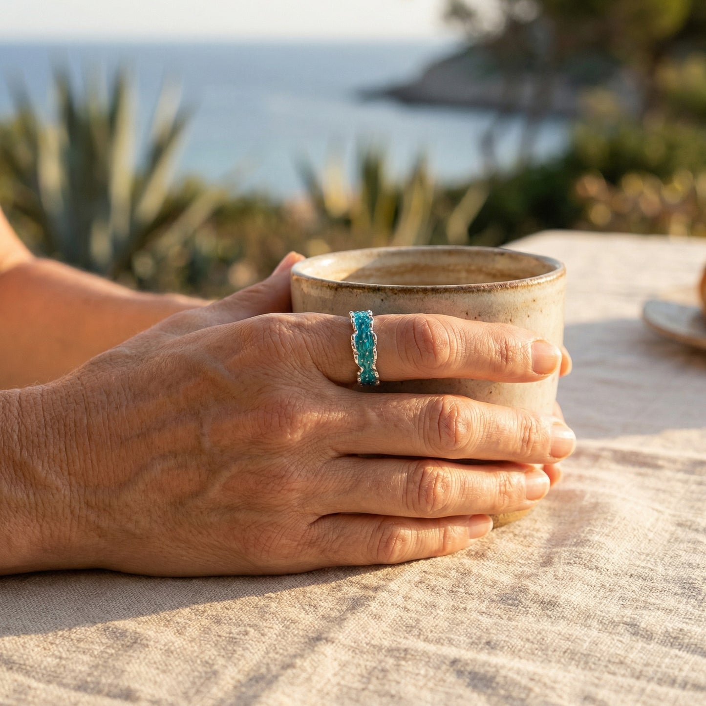 Livia Seafoam Ring
