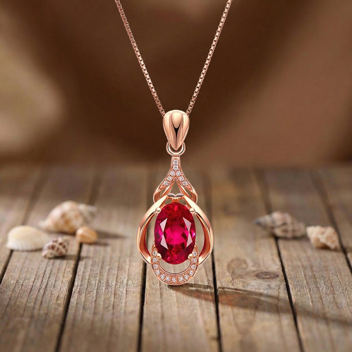 Eva™ - Noble Ruby Collection Necklace